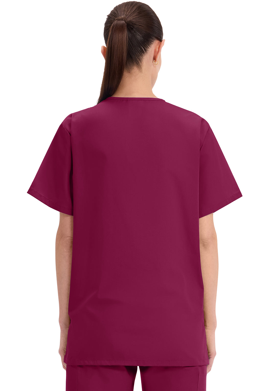 Cherokee Workwear Unisex V-hals top met traditionele pasvorm en borstzak WWE4876
