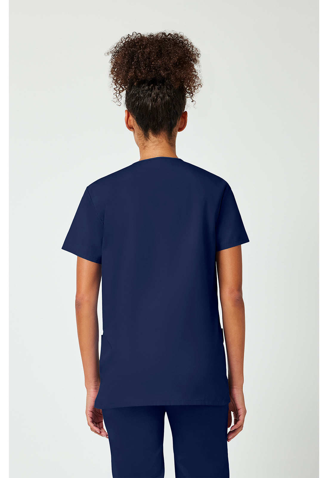Unisex top en broek set met V-hals en trekkoordbroek WWE530C