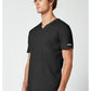 Heren T-shirt met V-hals met mesh details en veiligheidsritszak WWE603