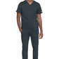 Heren T-shirt met V-hals met mesh details en veiligheidsritszak WWE603
