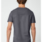 Heren T-shirt met V-hals met mesh details en veiligheidsritszak WWE603