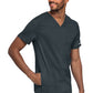 Heren T-shirt met V-hals met mesh details en veiligheidsritszak WWE603