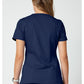 Cherokee Workwear Nep-wikkeltop dames met overslaglook en prinsessennaden WWE610