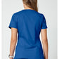 Cherokee Workwear Nep-wikkeltop dames met overslaglook en prinsessennaden WWE610