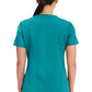 Cherokee Workwear Nep-wikkeltop dames met overslaglook en prinsessennaden WWE610