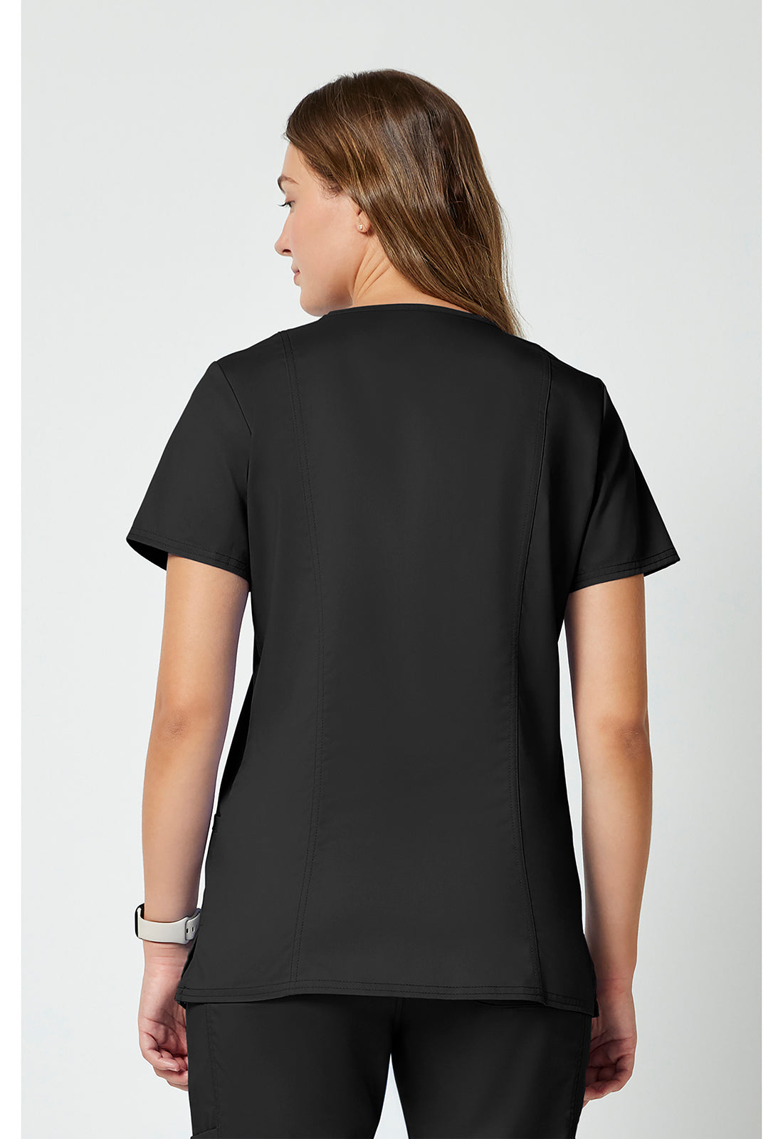 Cherokee Workwear Top met V-hals met prinsessennaden, instrumentlus en 2-way stretch WWE620