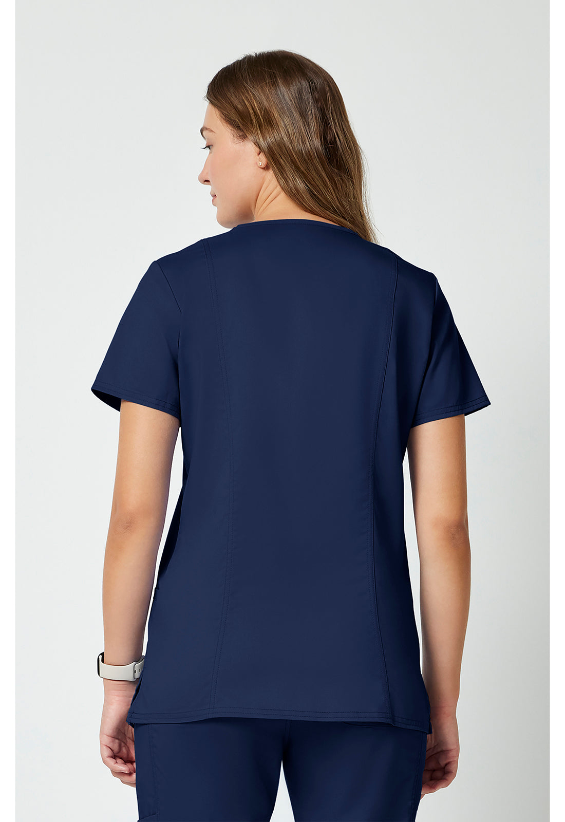 Cherokee Workwear Top met V-hals met prinsessennaden, instrumentlus en 2-way stretch WWE620