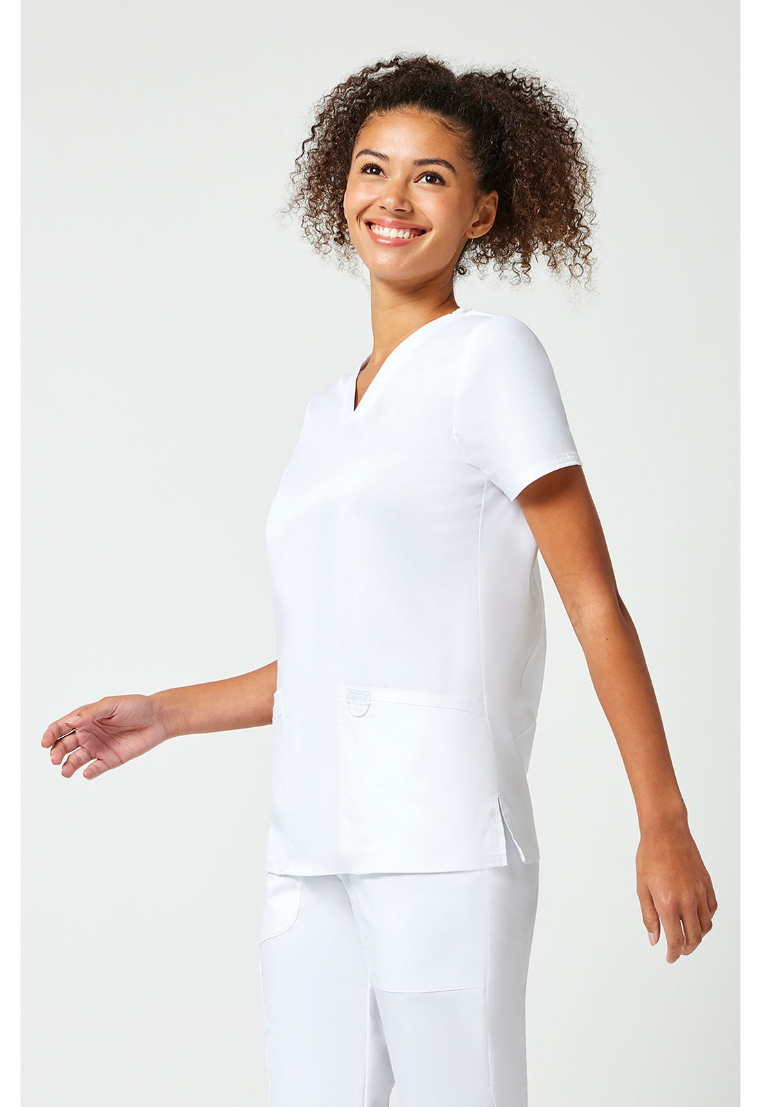 Cherokee Workwear Top met V-hals met prinsessennaden, instrumentlus en 2-way stretch WWE620