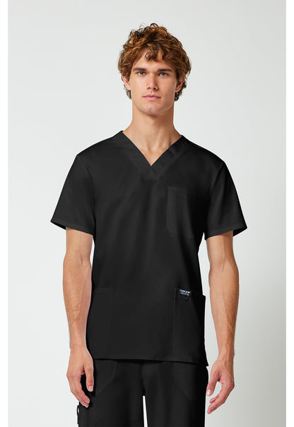 Cherokee Workwear Heren T-shirt met V-hals met moderne pasvorm en ID-lus WWE670