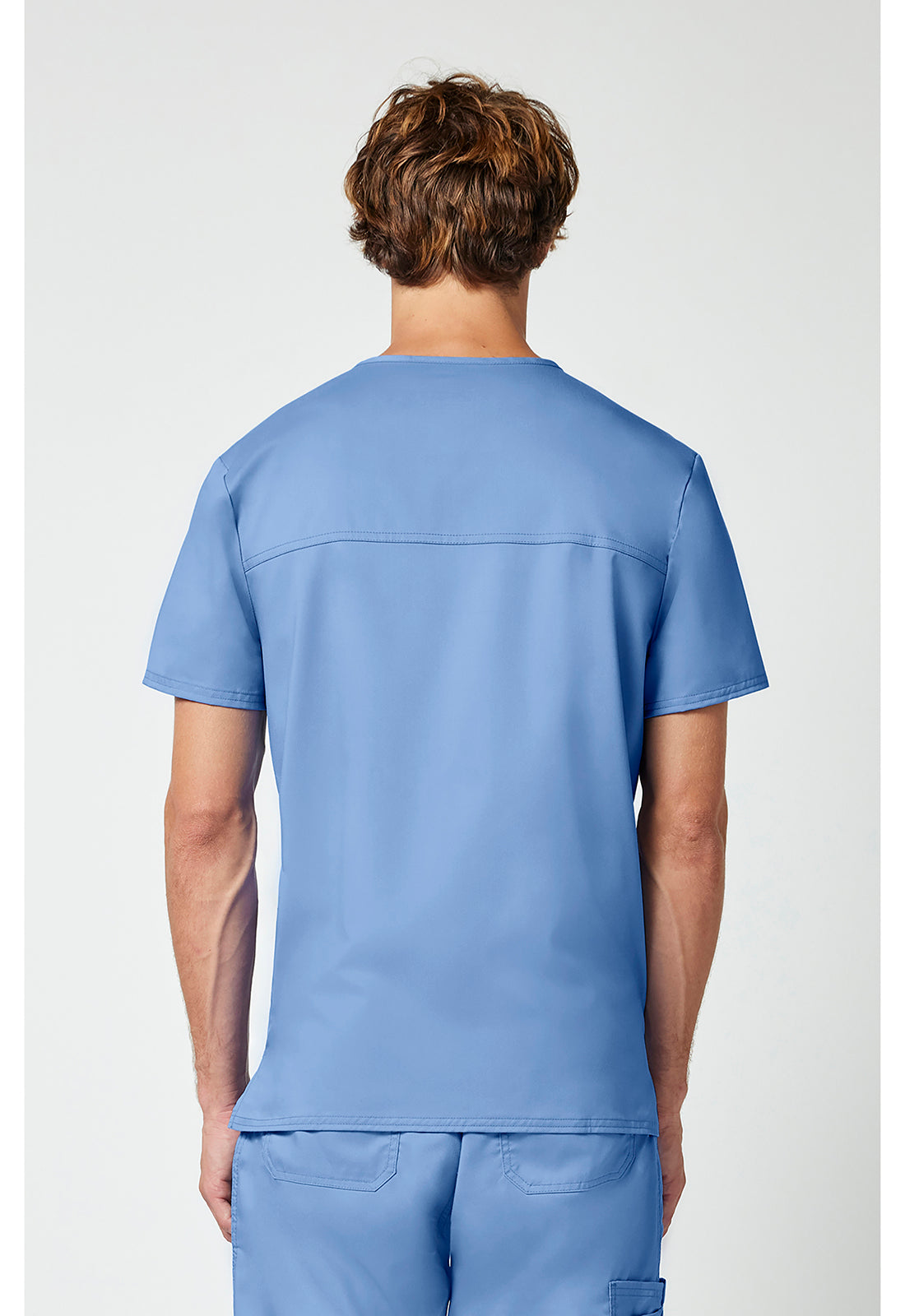 Cherokee Workwear Heren T-shirt met V-hals met moderne pasvorm en ID-lus WWE670