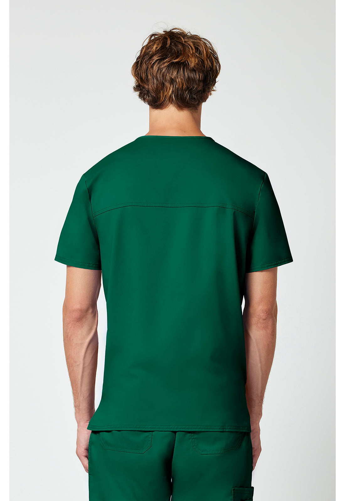 Cherokee Workwear Heren T-shirt met V-hals met moderne pasvorm en ID-lus WWE670