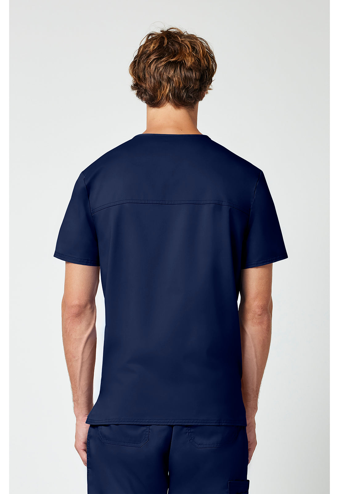 Cherokee Workwear Heren T-shirt met V-hals met moderne pasvorm en ID-lus WWE670