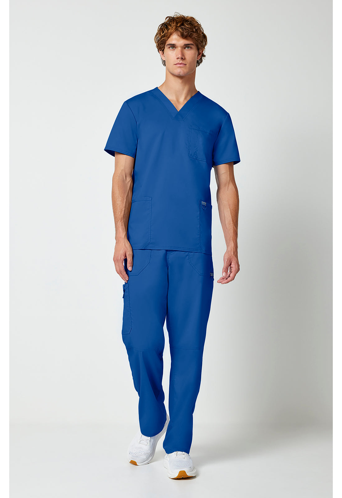 Cherokee Workwear Heren T-shirt met V-hals met moderne pasvorm en ID-lus WWE670