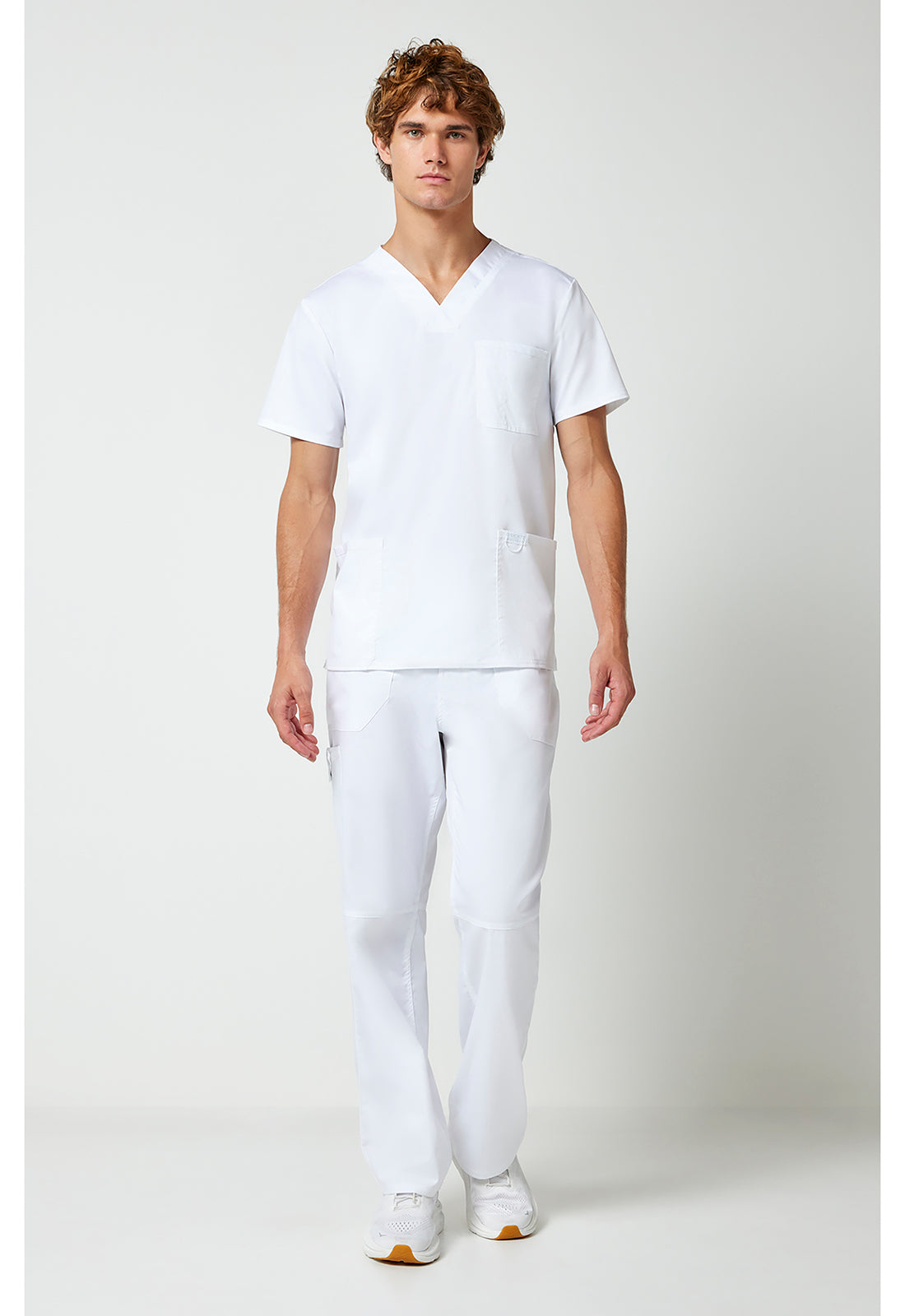 Cherokee Workwear Heren T-shirt met V-hals met moderne pasvorm en ID-lus WWE670