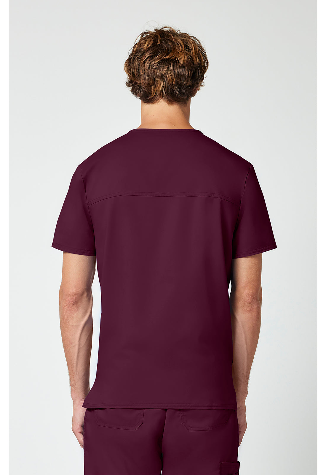 Cherokee Workwear Heren T-shirt met V-hals met moderne pasvorm en ID-lus WWE670