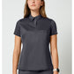 Instopbare polo met drukknoopsluiting aan de voorkant met meshpanelen en 2-way stretch WWE698