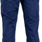 Achteraanzicht van Alsico Siebe donkerblauwe heren zorgbroek met regular fit