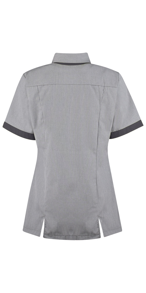 Veste Gris uni avec des accents de couleur