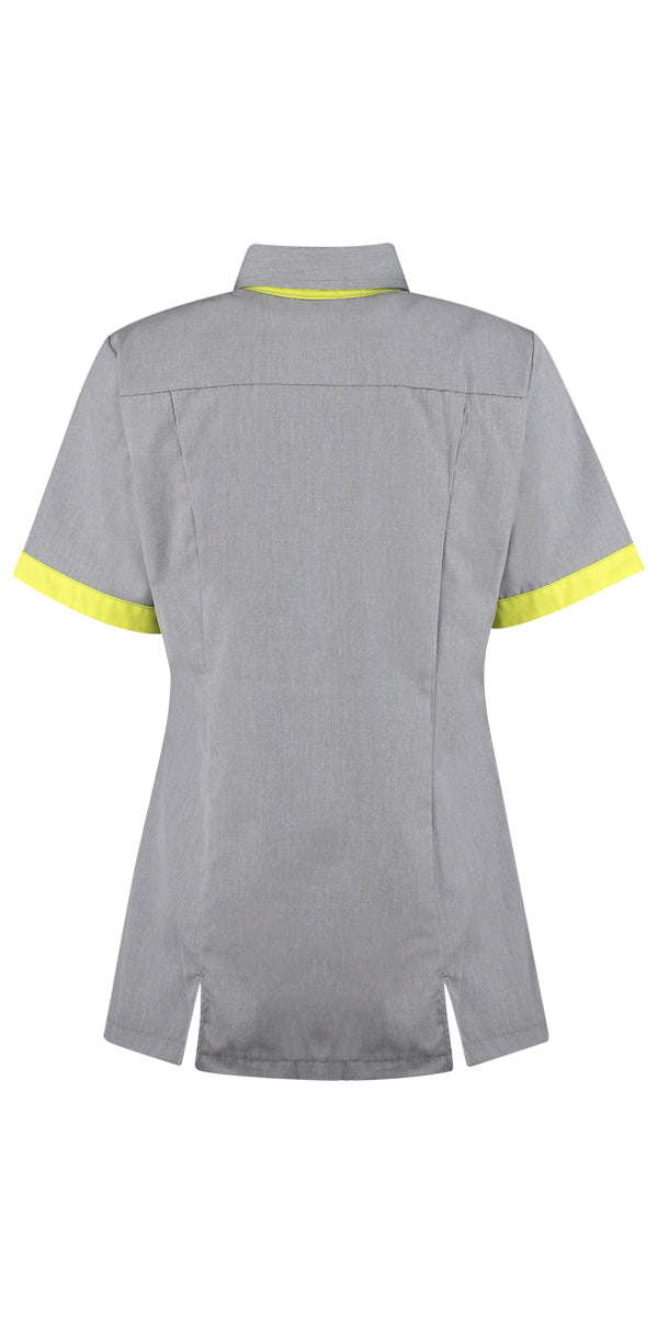 Veste Gris uni avec des accents de couleur