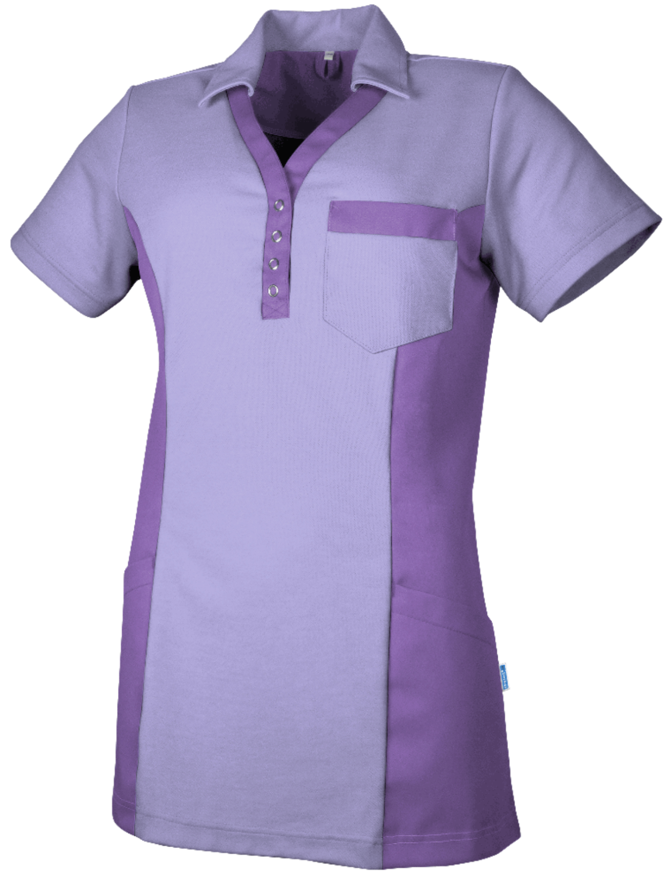 De Berkel dames polo Dana gekleurd - Zorgkleding.nl