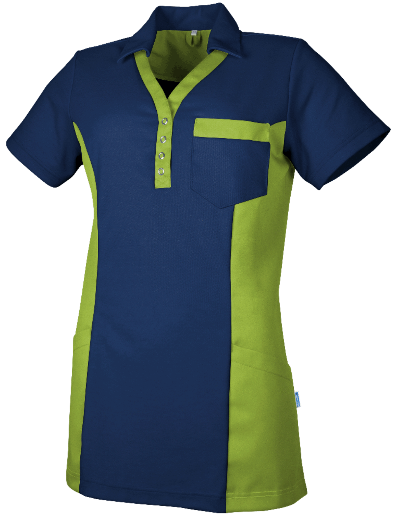 De Berkel dames polo Dana gekleurd - Zorgkleding.nl