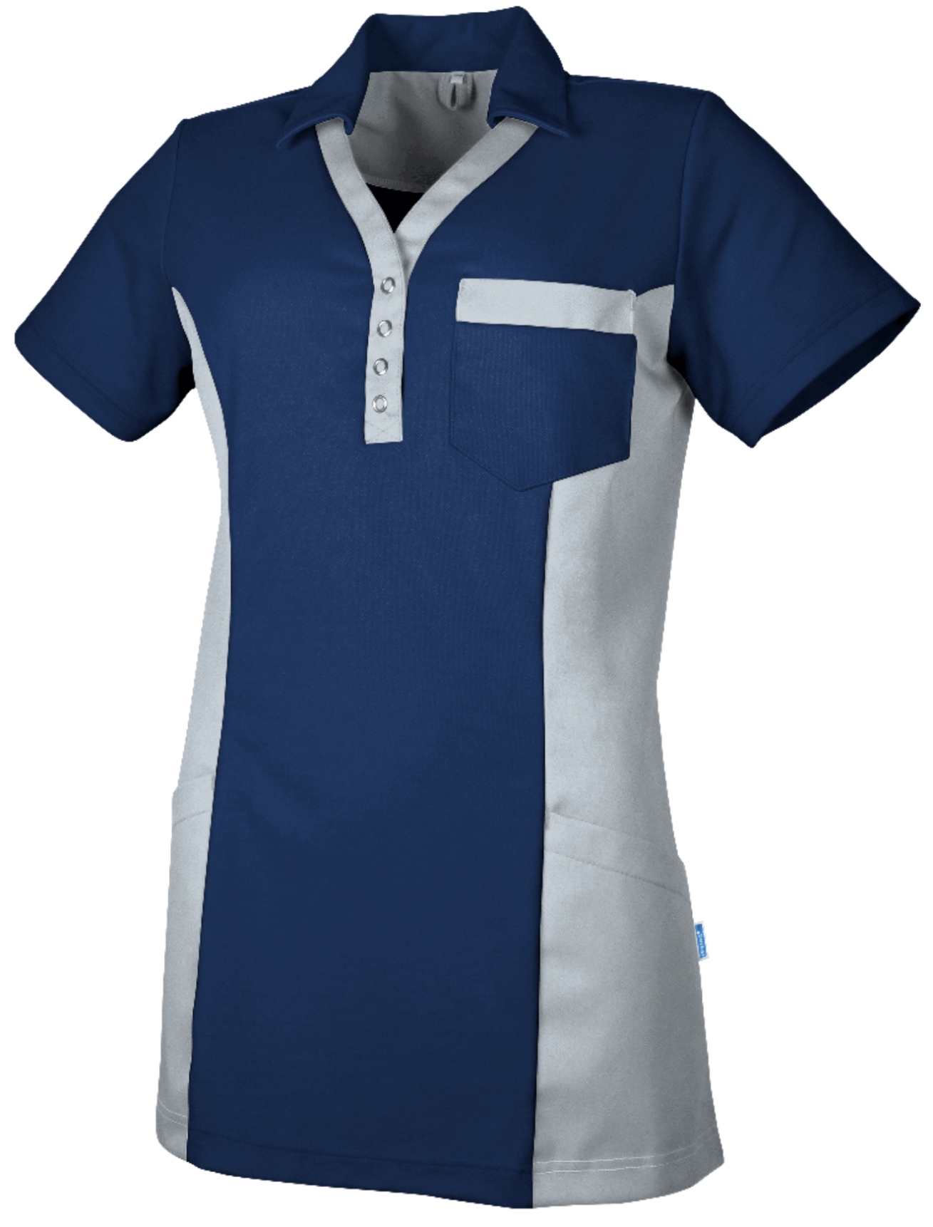 De Berkel dames polo Dana gekleurd - Zorgkleding.nl