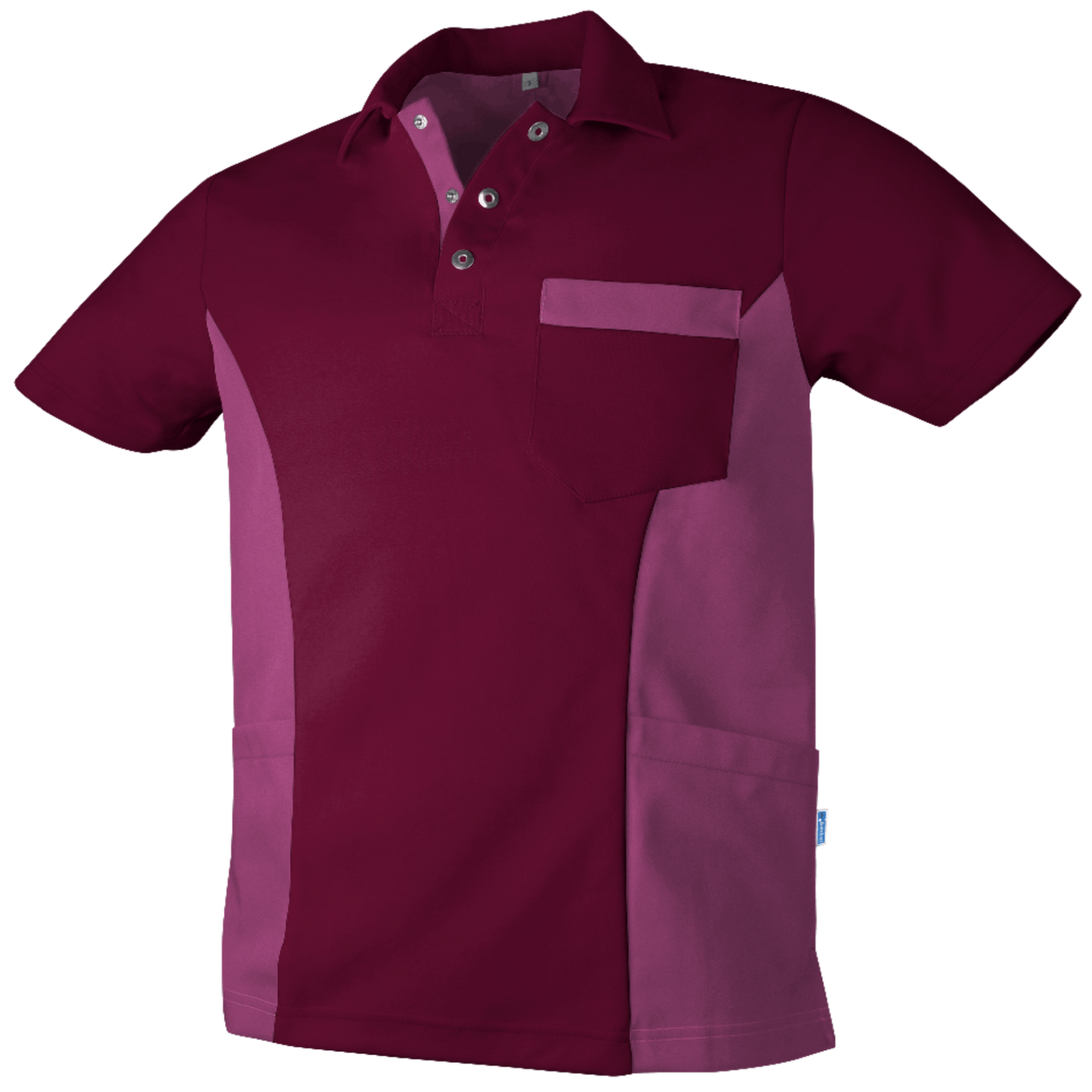 De Berkel heren polo Dieter gekleurd - Zorgkleding.nl