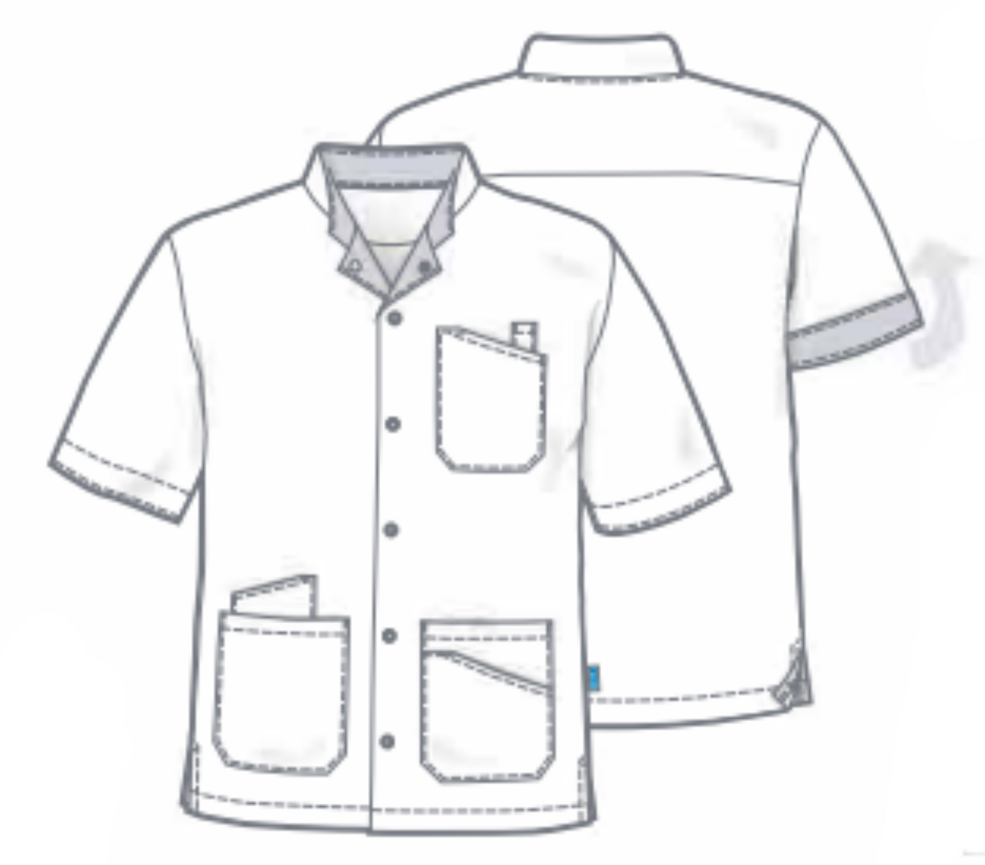 Jack Livio turquoise/navy - Zorgkleding.nl