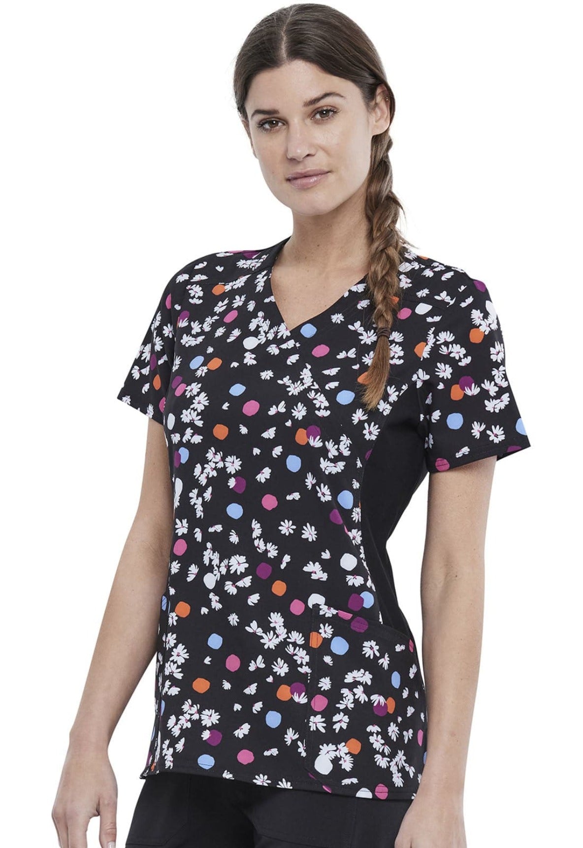 Tuniek iFlex CK642 Polka Dot Petals Cherokee - Zorgkleding.be