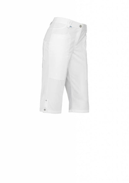 Dames capri pantalon Nora wit - Zorgkleding.be