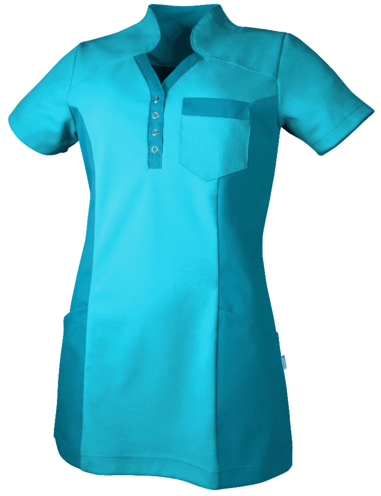 Dames polo Debora gekleurd - Zorgkleding.nl