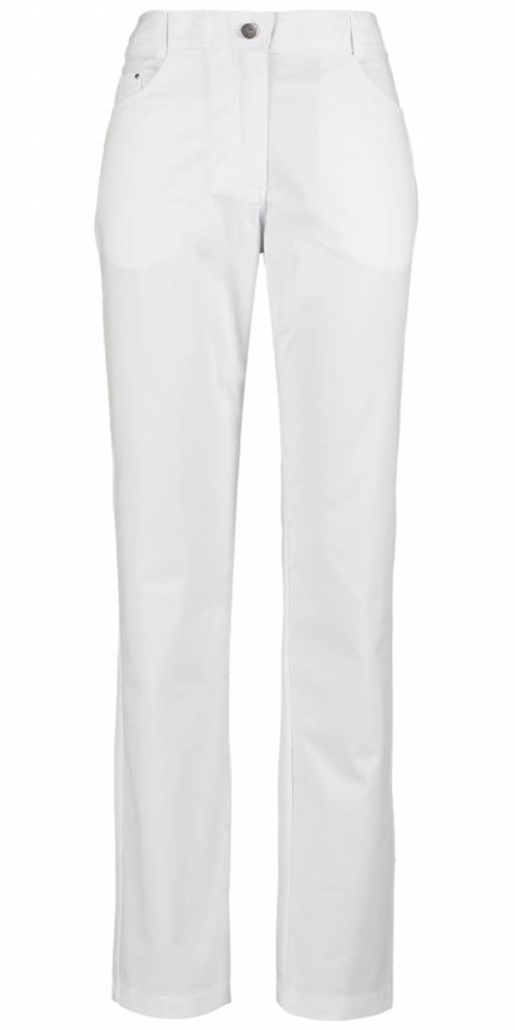 Broek Tatum wit UITVERKOOP - Zorgkleding.be