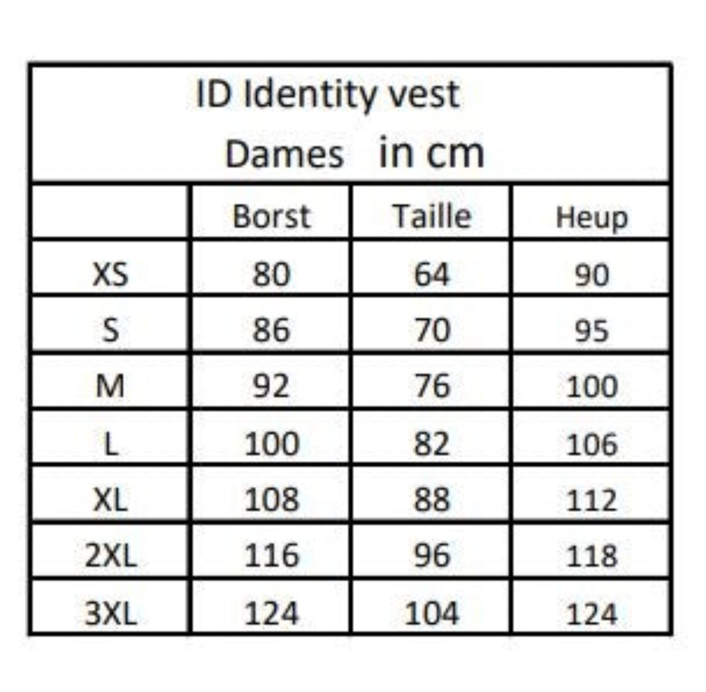 ID Identity dames fleece vest in 6 kleuren incl. naam geborduurd - Zorgkleding.nl